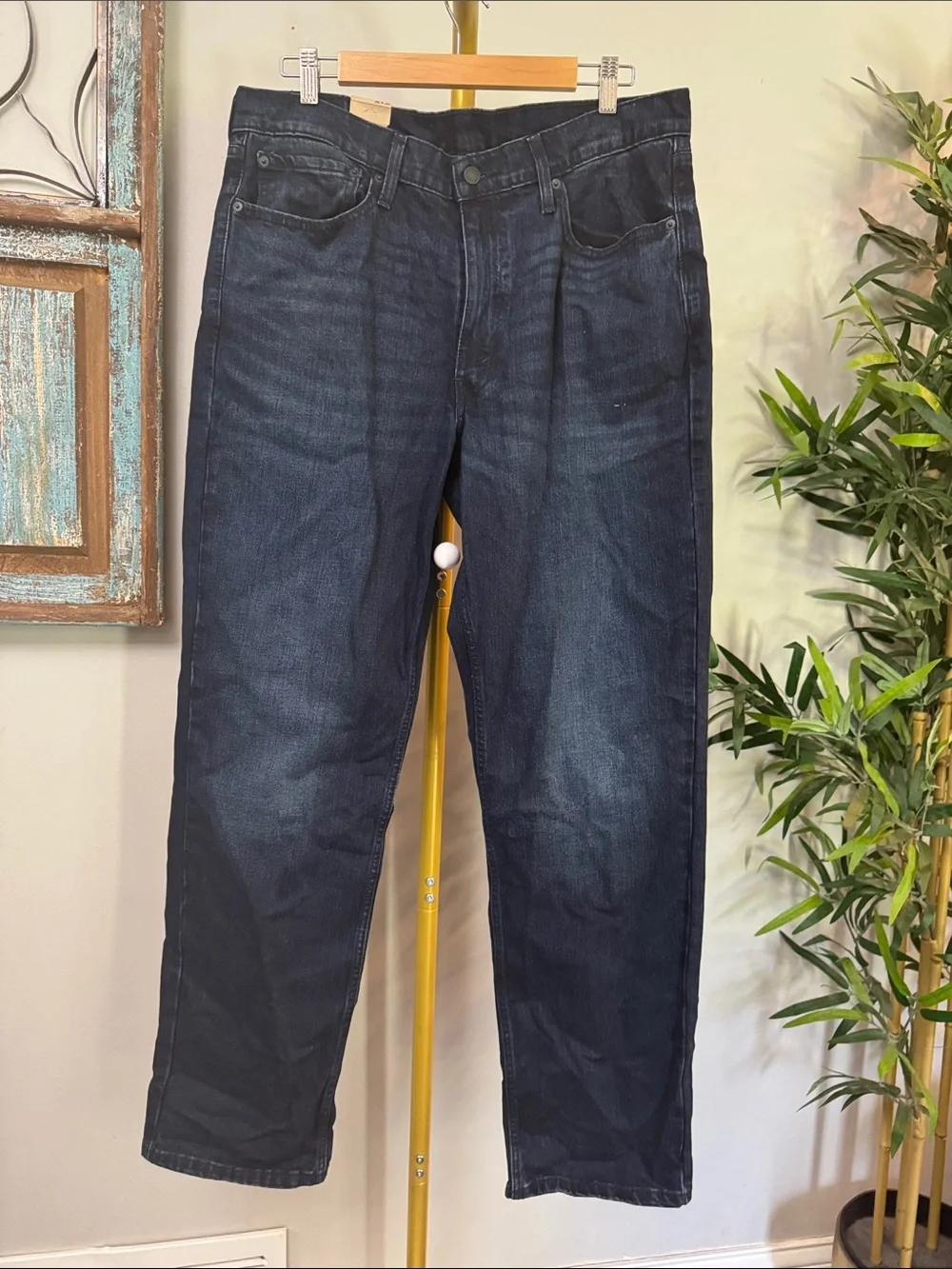 Levi's 550’s Men's Dark Straight Leg Jeans NWT 36 X 34